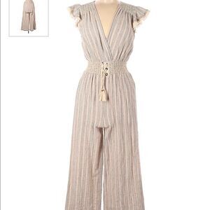 Moon River Tan jumpsuit 